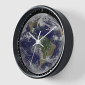 アメリカの東海岸に沿ったハリケーン「サンディ」。2 壁時計 (傾斜)