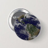 アメリカの東海岸に沿ったハリケーン「サンディ」。2 缶バッジ (正面&裏面)