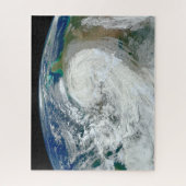 アメリカの東海岸に沿ったハリケーン「サンディ」。3 ジグソーパズル (縦)