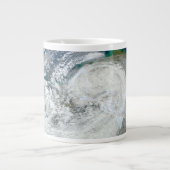 アメリカの東海岸に沿ったハリケーン「サンディ」。3 ジャンボコーヒーマグカップ (正面)