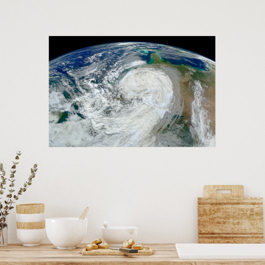 アメリカの東海岸に沿ったハリケーン「サンディ」。3 ポスター (キッチン)