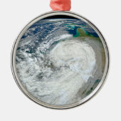 アメリカの東海岸に沿ったハリケーン「サンディ」。3 メタルオーナメント (正面)