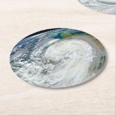 アメリカの東海岸に沿ったハリケーン「サンディ」。3 ラウンドペーパーコースター (アングル)