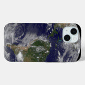 アメリカの東海岸に沿ったハリケーン「サンディ」。 Case-Mate iPhoneケース (裏面 (横))