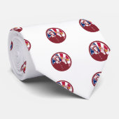 アメリカの架線工夫米国の旗アイコン ネクタイ (ロール)