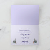 アメリカの森の野生動物カードからクリスマス カード (内部)