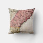 アメリカの植民地地図1733年 クッション (裏面)