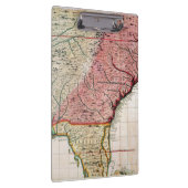 アメリカの植民地地図1733年 クリップボード (右)