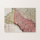 アメリカの植民地地図1733年 ジグソーパズル (横)