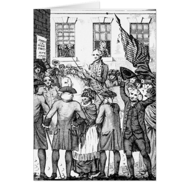 アメリカの植民者は彼ら自身を宣言しました (正面)