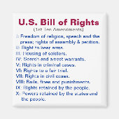 アメリカの権利法 マグネット (正面)