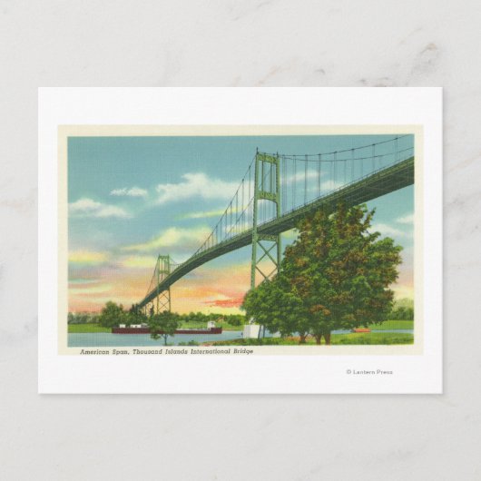 アメリカの橋国際的の架け橋 ポストカード (正面)