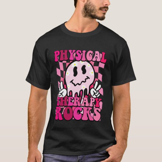 アメリカの歩行を元気に 小児理学療法 PT 理学療法士 Tシャツ (正面)