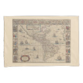 アメリカの歴史地図（南・北アメリカ） 枕カバー (正面右)