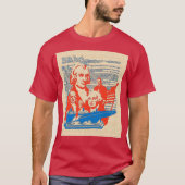 アメリカの歴史的人物たち「われら人民...」 Tシャツ (正面)
