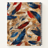 アメリカの歴史 – Ethereal Feather Wirl ノートブック (裏面)