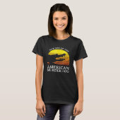 アメリカの殺人記録に注意する Tシャツ (正面フル)