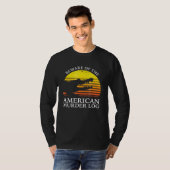 アメリカの殺人記録に注意する Tシャツ (正面フル)