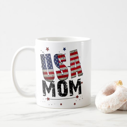アメリカの母 コーヒーマグカップ (ドーナツ)