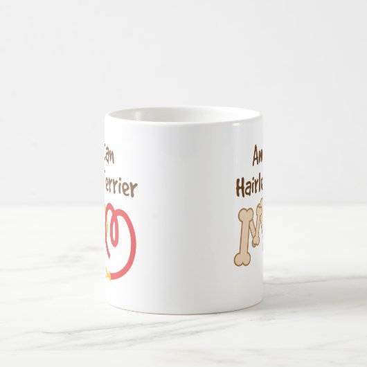 アメリカの毛のないテリア犬の品種お母さんのギフト コーヒーマグカップ (中央)
