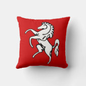 アメリカの毛上枕にケント州旗 クッション (裏面)