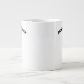 アメリカの民主主義が永遠に旗を掲げる ジャンボコーヒーマグカップ (正面)