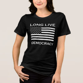 アメリカの民主主義万歳 トライブレンドTシャツ