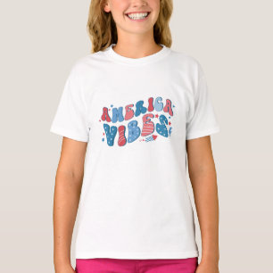 アメリカの気分 7月4日 独立記念日 Tシャツ