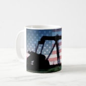 アメリカの油 コーヒーマグカップ (正面左)