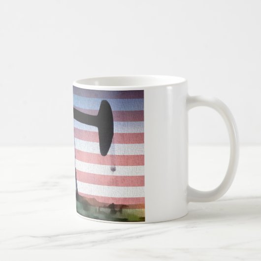 アメリカの油 コーヒーマグカップ (右)
