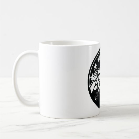 アメリカの消防はっきりした士の英雄と白 コーヒーマグカップ (左)