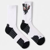 アメリカの消防士。州の統一された国旗。 ソックス (右)