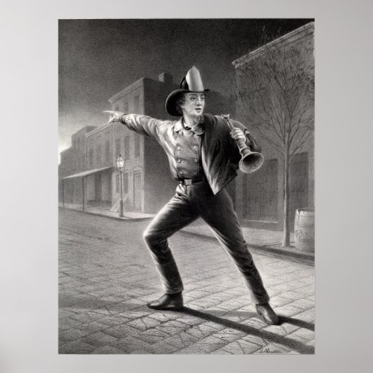 アメリカの消防士 – 衝突に駆け付ける –  ポスター (正面)