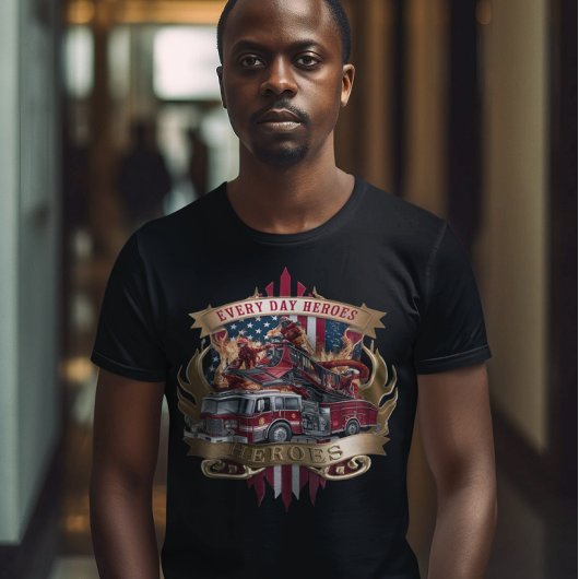 アメリカの消防士 Tシャツ