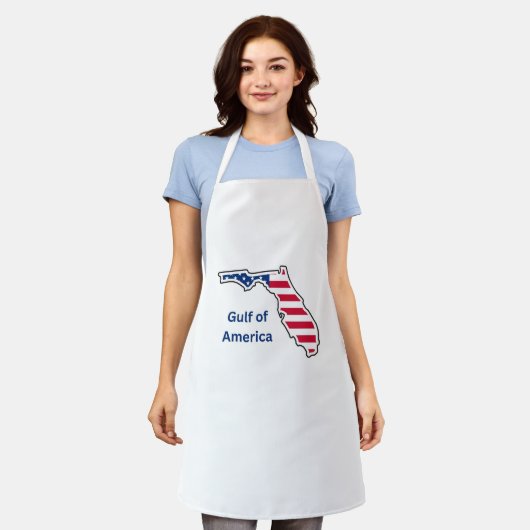 アメリカの湾エプロン エプロン (着用した状態)