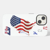 アメリカの湾 アメリカ合衆国 47 iPhoneケース (裏面横)