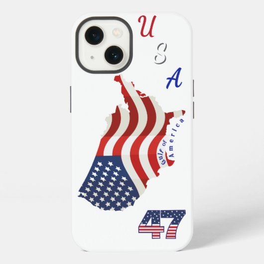 アメリカの湾 アメリカ合衆国 47 iPhoneケース (裏面)