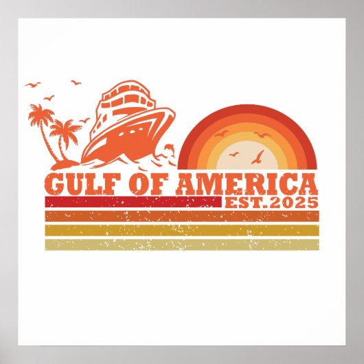 アメリカの湾 アメリカ愛にあふれたヴィンテージ ポスター (正面)