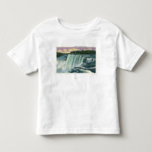 アメリカの滝のルナの島の眺め トドラーTシャツ