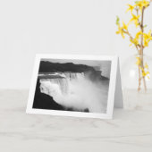 アメリカの滝@ナイアガラ カード (黄色い花)