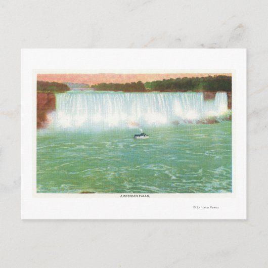アメリカの滝 ポストカード (正面)