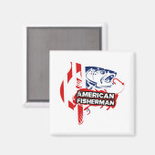 アメリカの漁師 マグネット (正面/裏面)