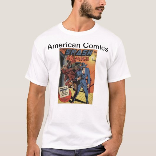 アメリカの漫画 Tシャツ (正面)