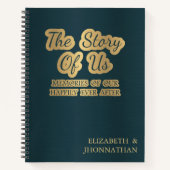 アメリカの濃いシアンの物語 ノートブック (正面)