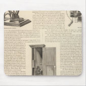 アメリカの火災報知機と警察電信 マウスパッド (正面)