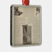 アメリカの火災報知機と警察電信 メタルオーナメント (右)