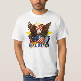 アメリカの炭鉱夫 Tシャツ