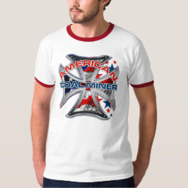 アメリカの炭鉱夫 Tシャツ