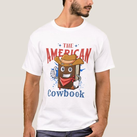 アメリカの牛本 Tシャツ (正面)