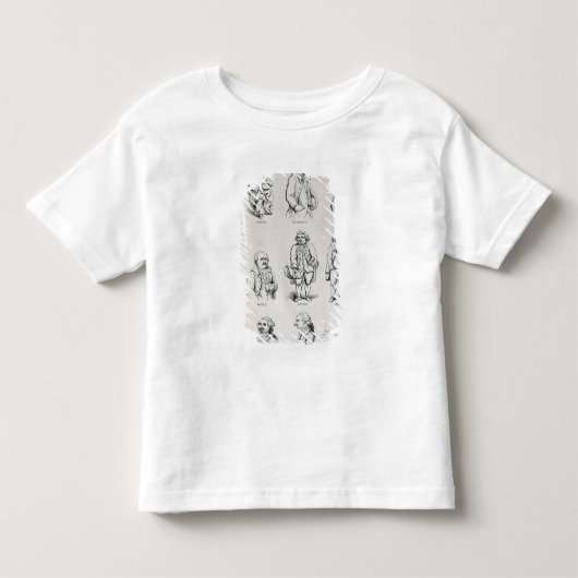 アメリカの物語および重大な歴史 トドラーTシャツ (正面)